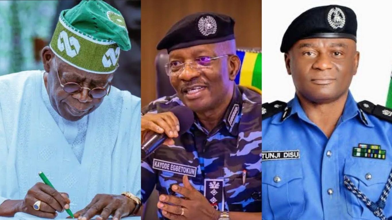 Tinubu removes Egbetokun as IG of police, appoints Tunji Disu as successor