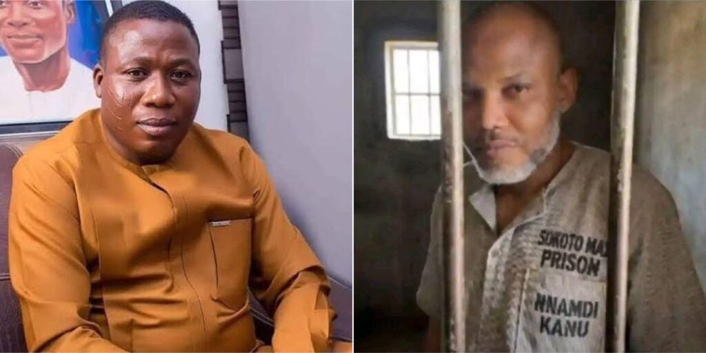 Yoruba Activist Igboho urges Nnamdi Kanu to ‘sheath’ sword, seeks negotiation with FG