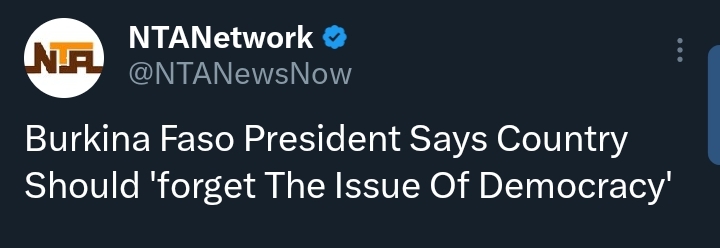 "Forget democracy, it kills and is slavery" — President tells citizens