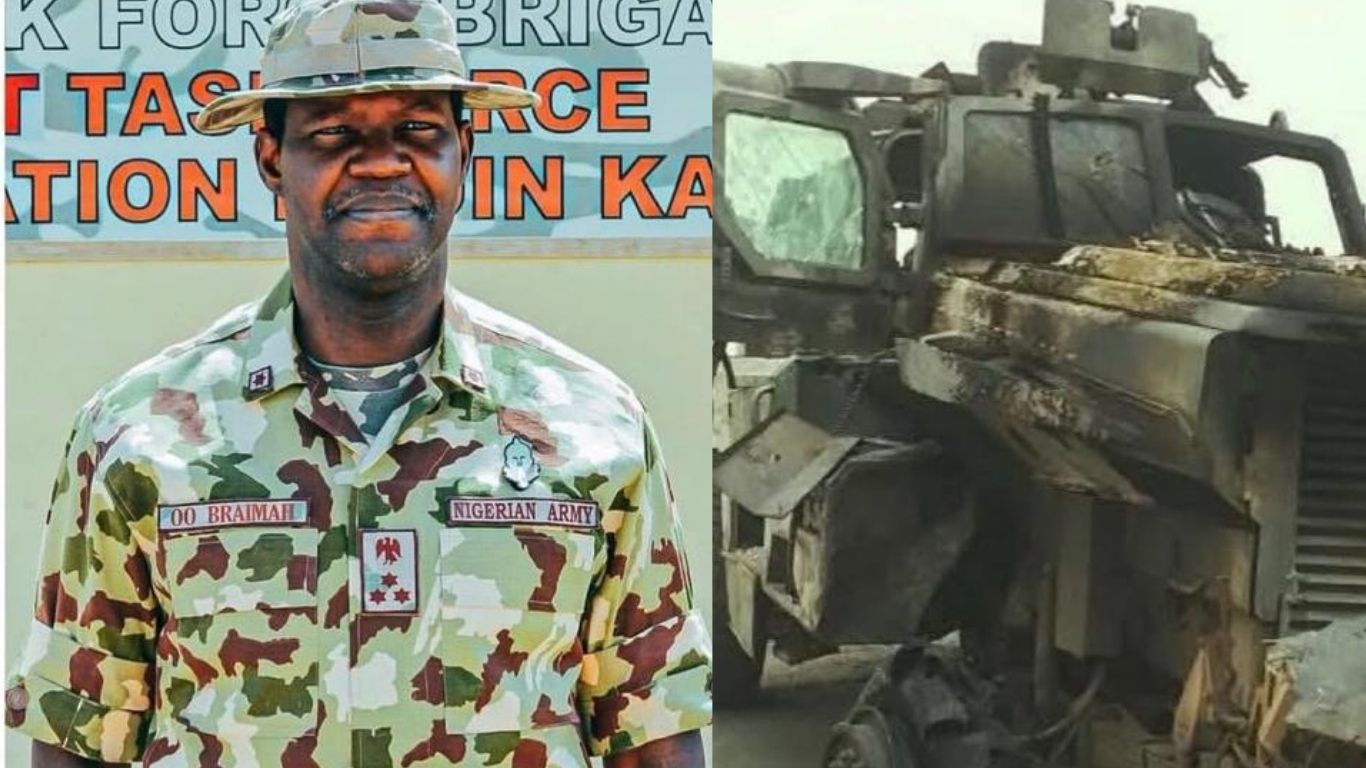 Nigerian Army clears air on Gen. Braimah’s death, confirms 4 casualties in Borno attack