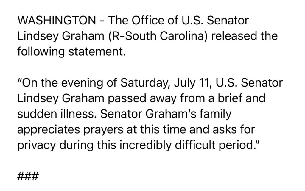 us-senator-and-close-trump-ally-lindsey-graham-dies-after-brief-and-sudden-illness