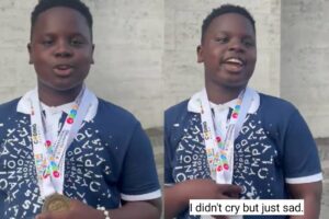 Nigerian pupil shares emotional experience after emerging world's best in Mathematics