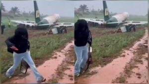 JUST IN: 68 passengers escape death as Enugu Airlines plane crash-lands at Benin Airport