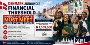 Denmark Announces Financial Threshold Nigerian Students Must Meet Before Studying Abroad